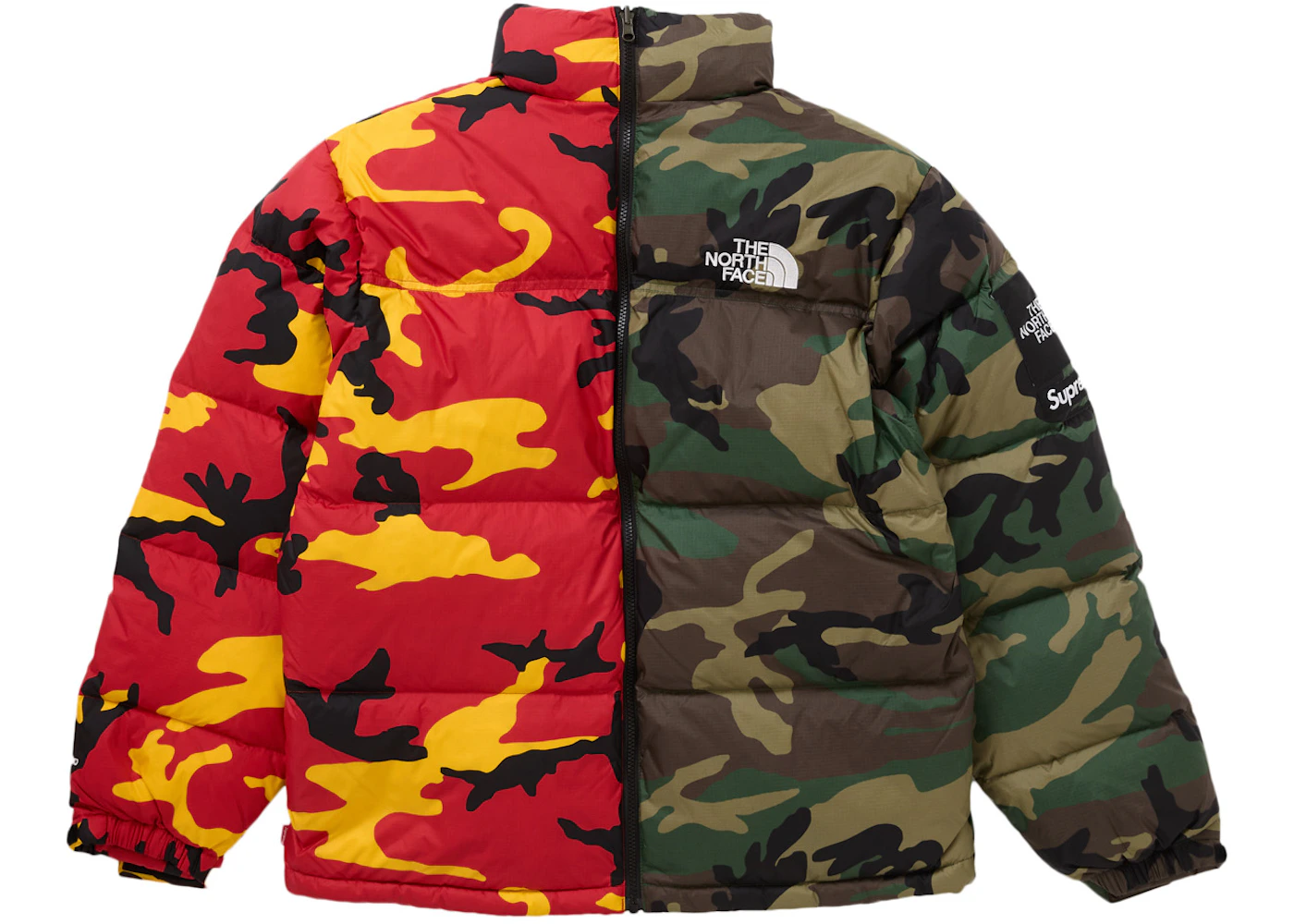 Woodland Camo Puffer Jacket The North Face Camouflage Coat Supreme