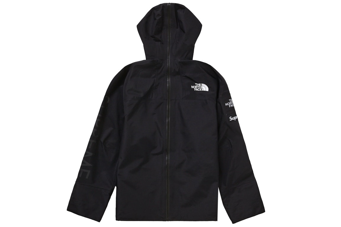 Pre-owned Supreme The North Face Split Taped Seam Shell Jacket Black