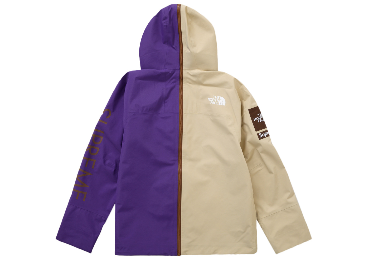 Supreme The North Face Split Taped Seam Shell Jacket White