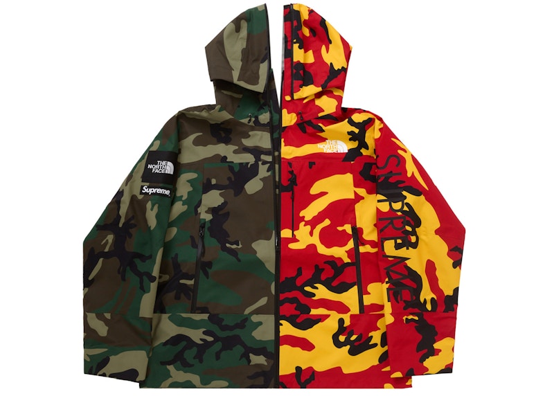 Supreme camo hotsell jacket yellow