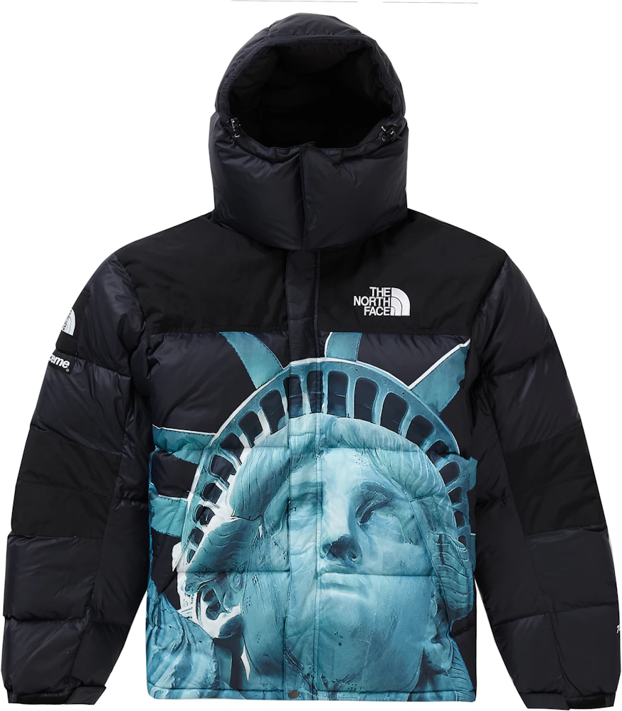 BRAND NEW SUPREME THE NORTH FACE STATUE OF LIBERTY MOUNTAIN JACKET BLACK -  LARGE
