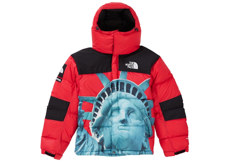 Supreme The North Face Statue of Liberty Baltoro Jacket Red Men's 