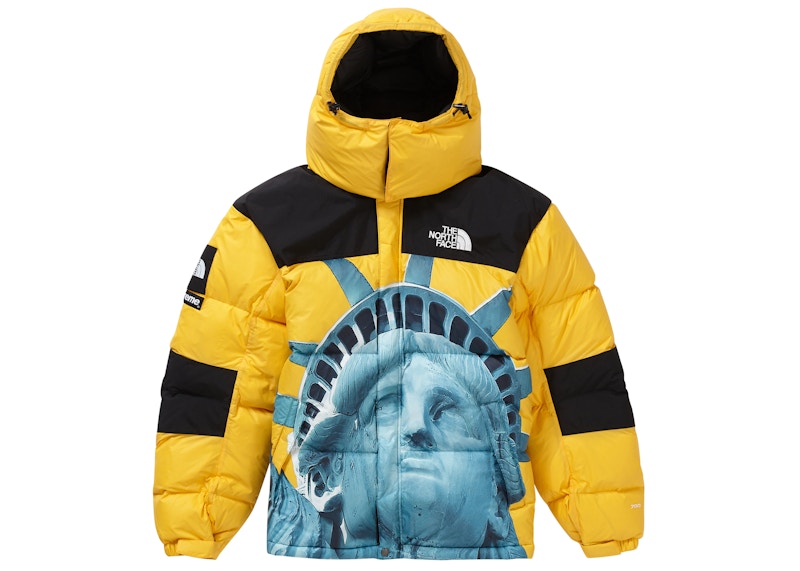 supreme tnf yellow jacket