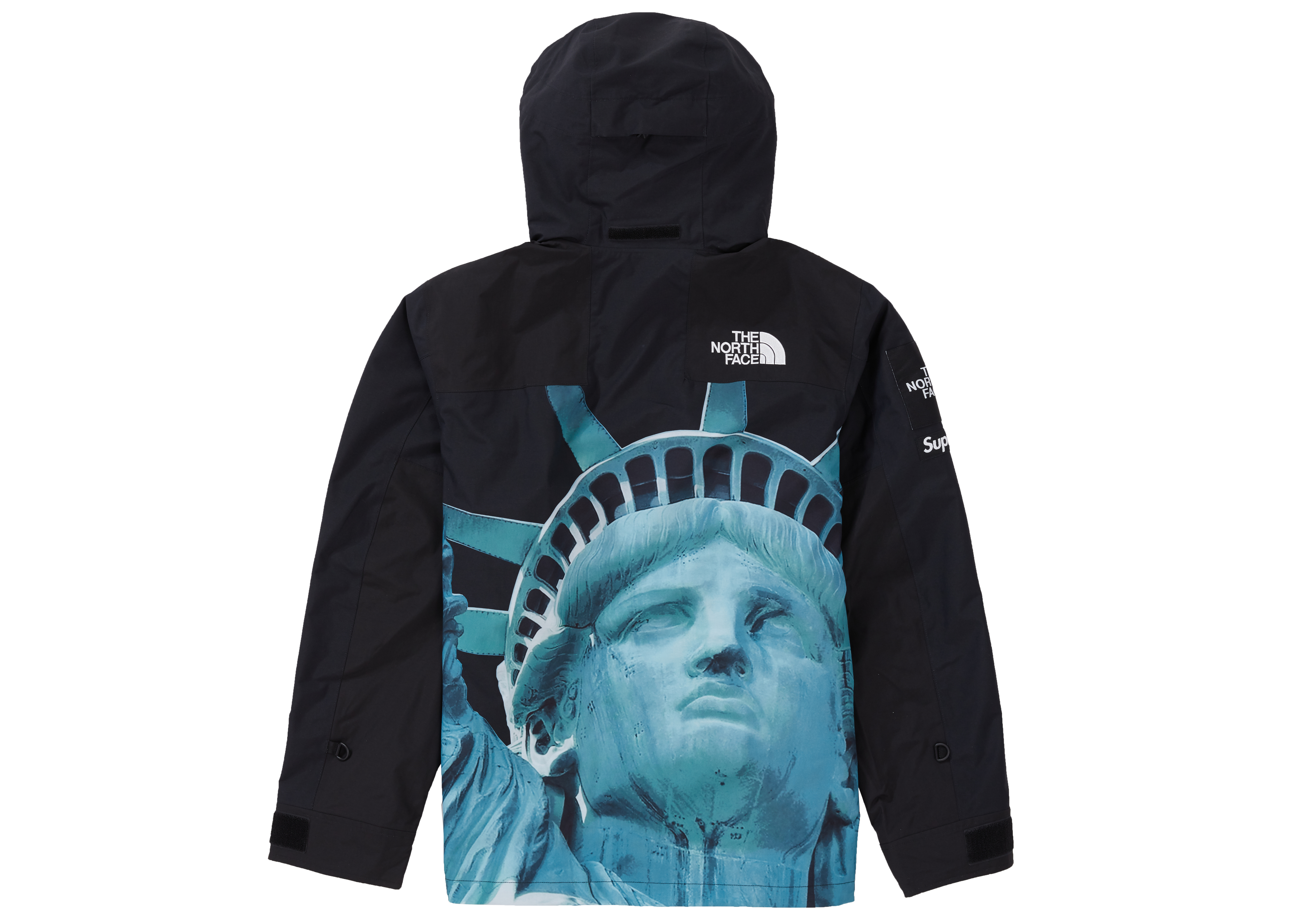 Supreme The North Face Statue of Liberty Mountain Jacket Black ...