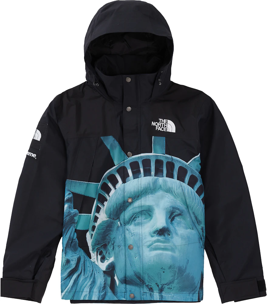 Supreme The North Face of Statue of Liberty Mountain Jacket Black on the  account Instagram of @redwood_sf