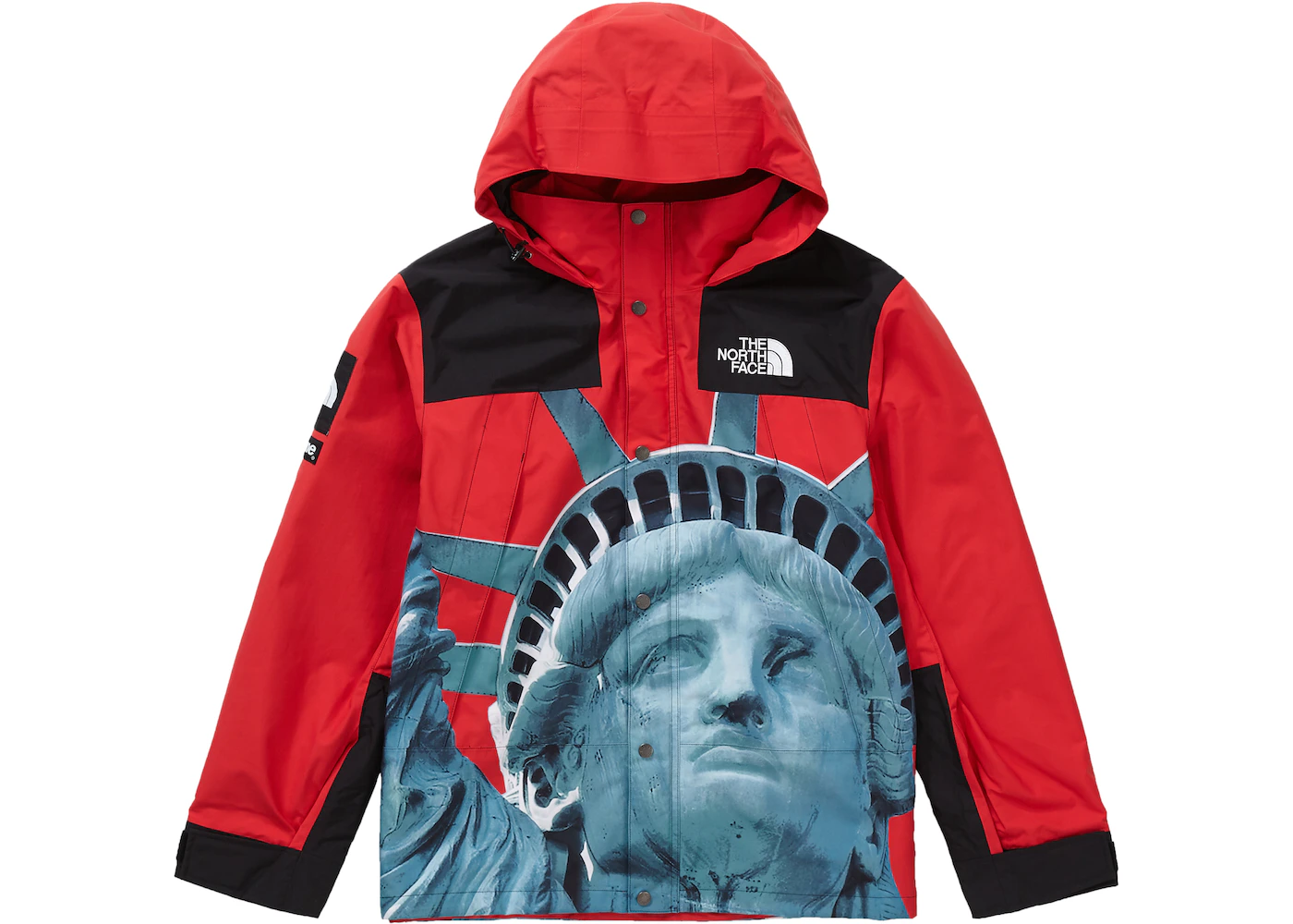 Supreme The North Face Statue of Liberty Mountain Jacket Red - FW19