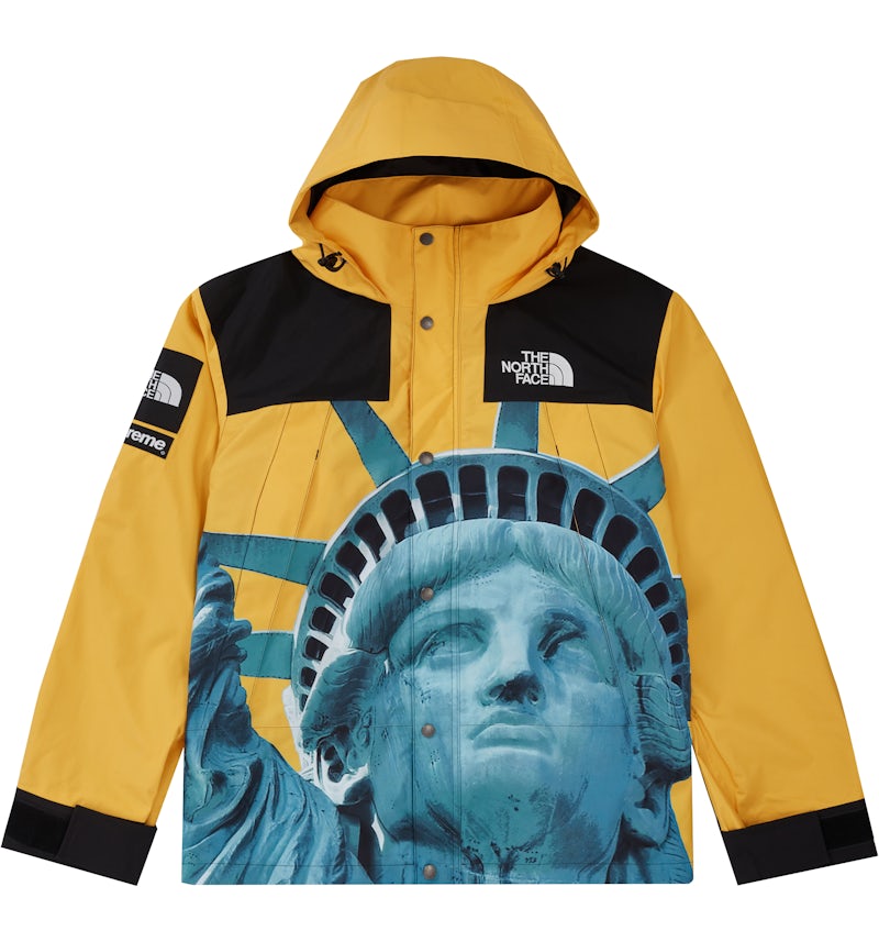 Supreme The North Face Statue of Liberty Mountain Jacket Yellow