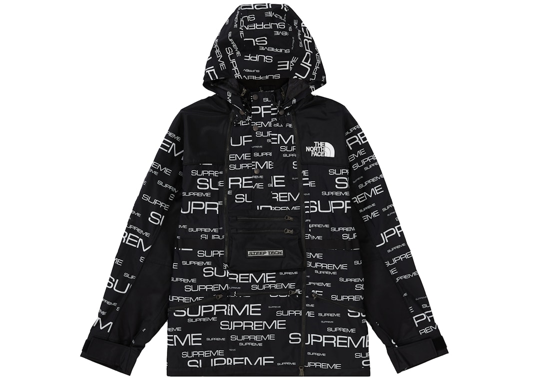 Pre-owned Supreme The North Face Steep Tech Apogee Jacket Black