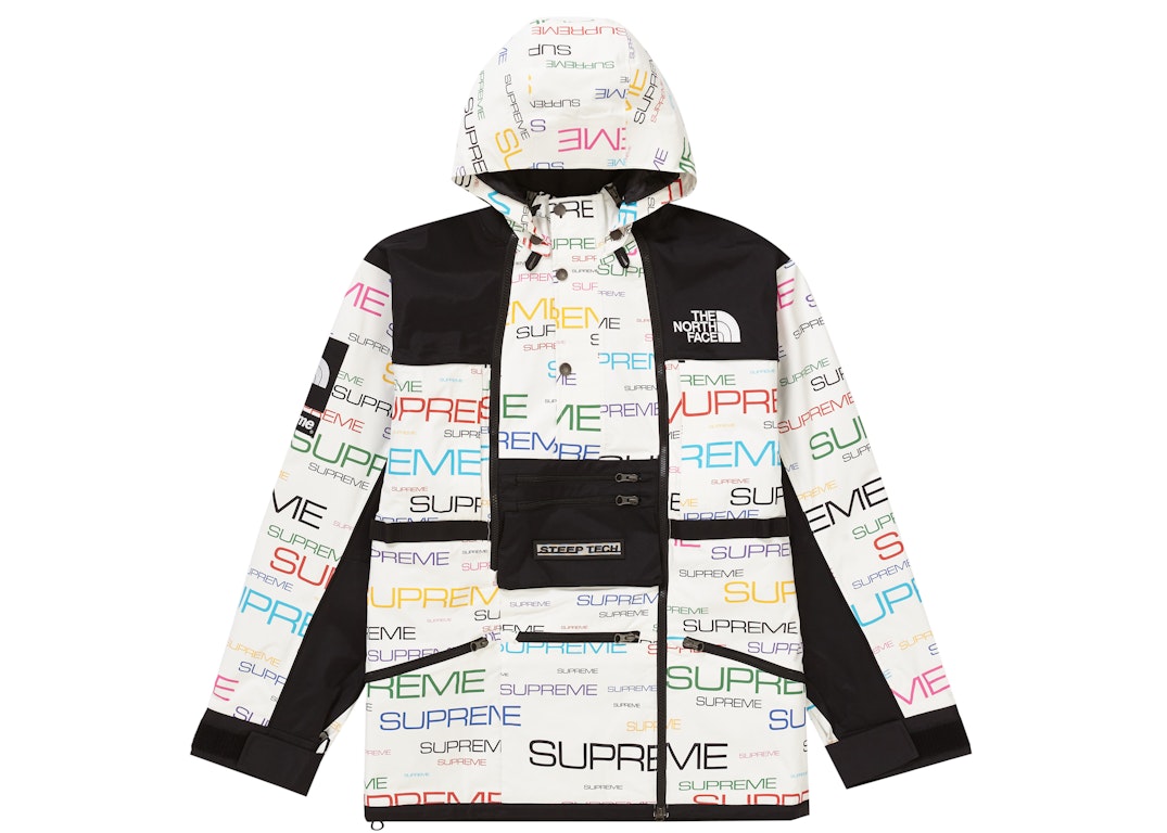 Pre-owned Supreme The North Face Steep Tech Apogee Jacket White