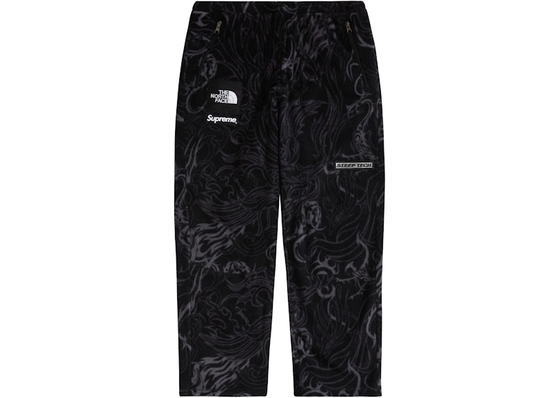 Supreme The North Face Steep Tech Fleece Pant Black Dragon