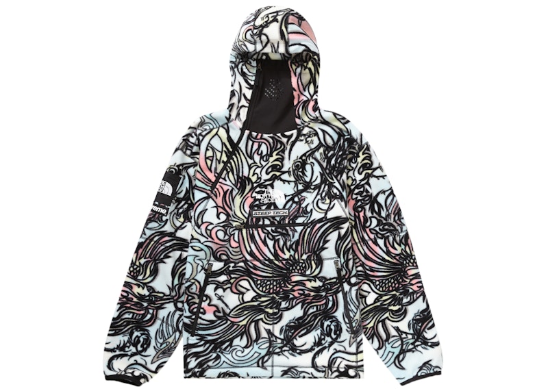 Supreme The North Face Steep Tech Fleece Pullover Multicolor Dragon