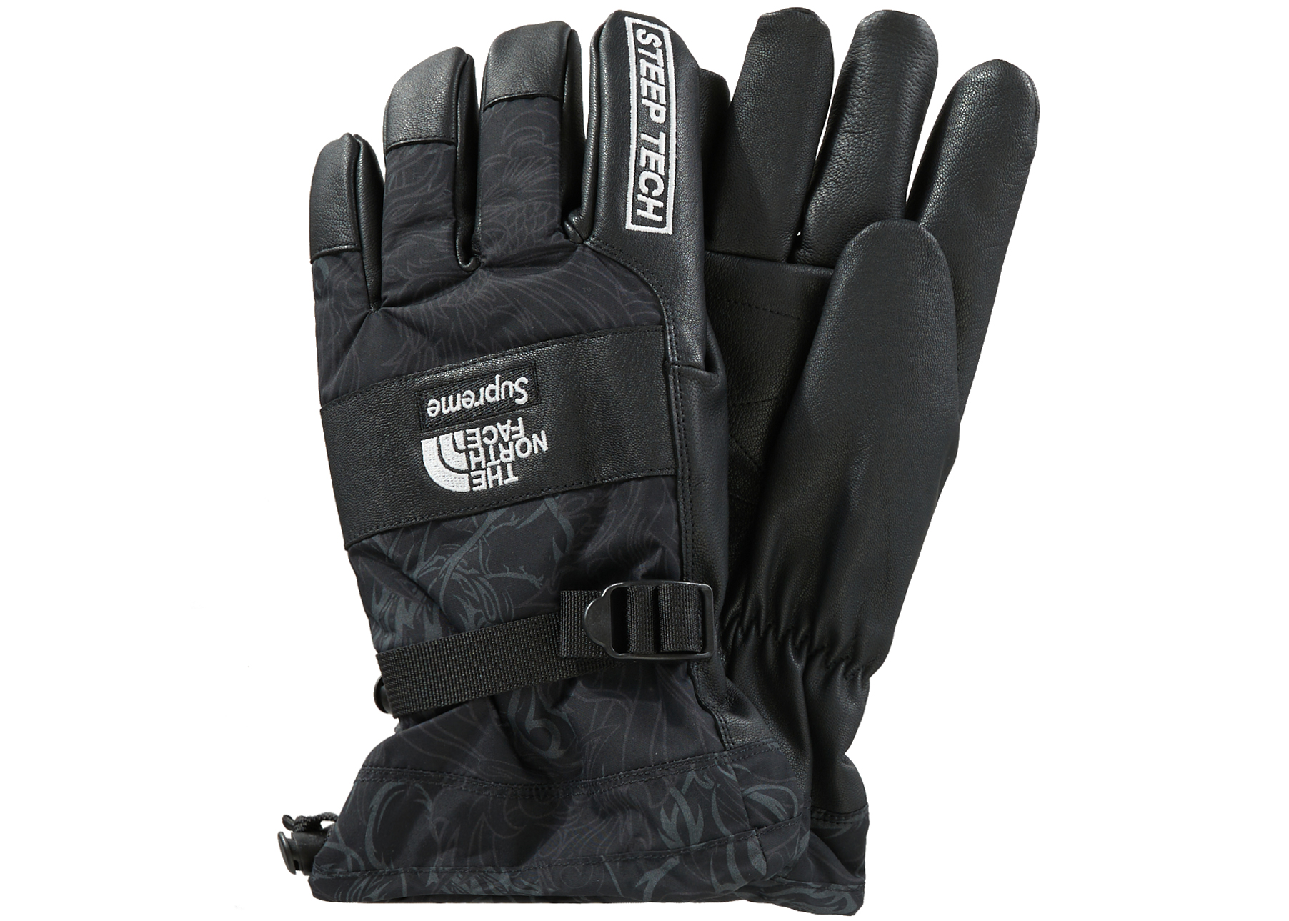 Supreme The North Face Steep Tech Gloves Black Dragon