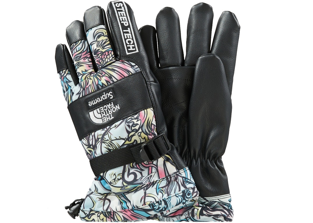 Pre-owned Supreme The North Face Steep Tech Gloves Multicolor Dragon
