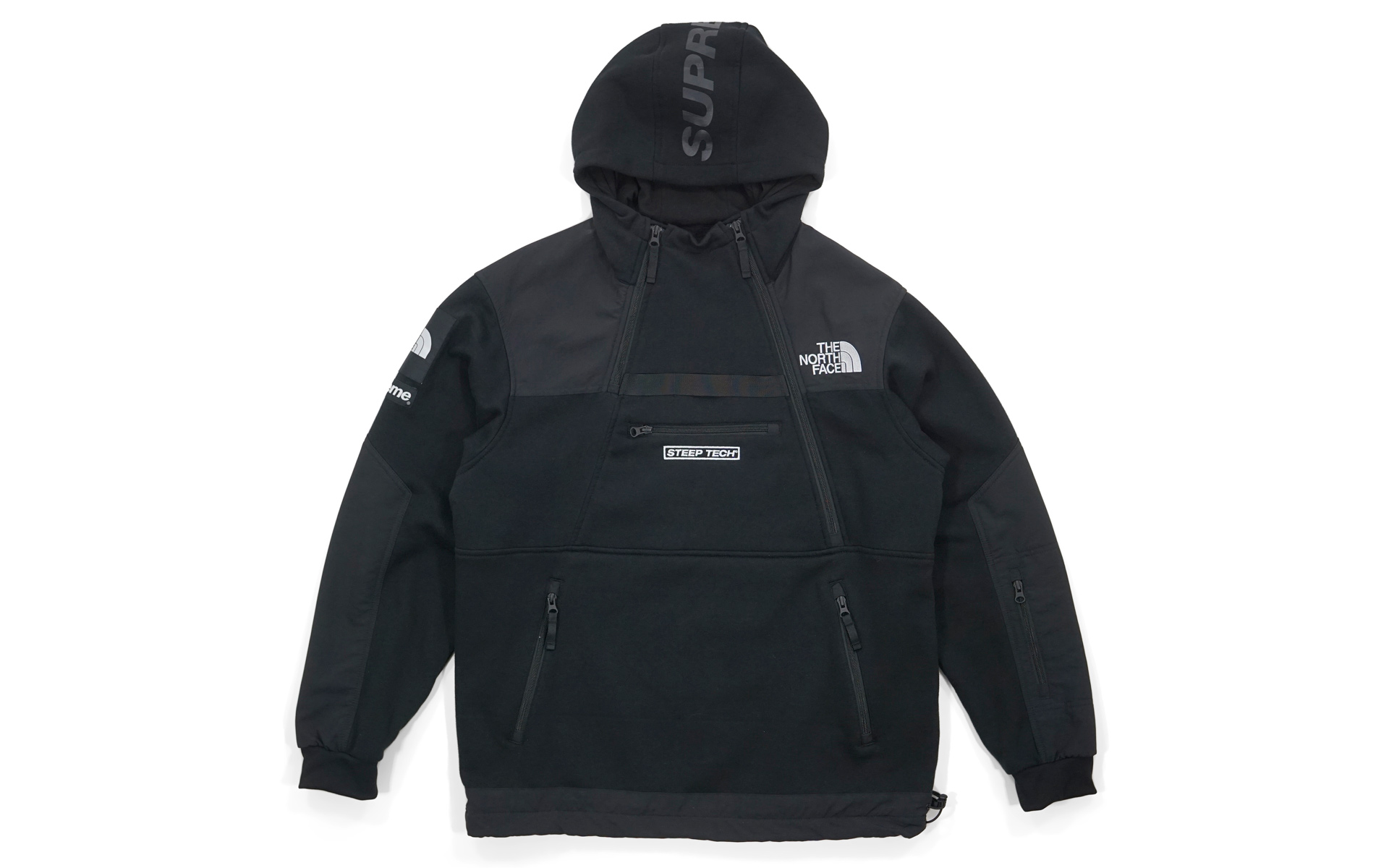 Supreme The North Face Steep Tech Hooded Sweatshirt Black
