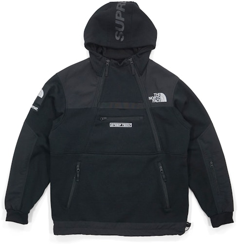 Supreme The North Face Steep Tech Hooded Sweatshirt Black - SS16