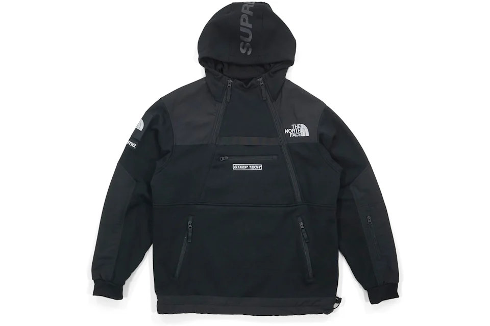 Supreme The North Face Steep Tech Hooded Sweatshirt Black