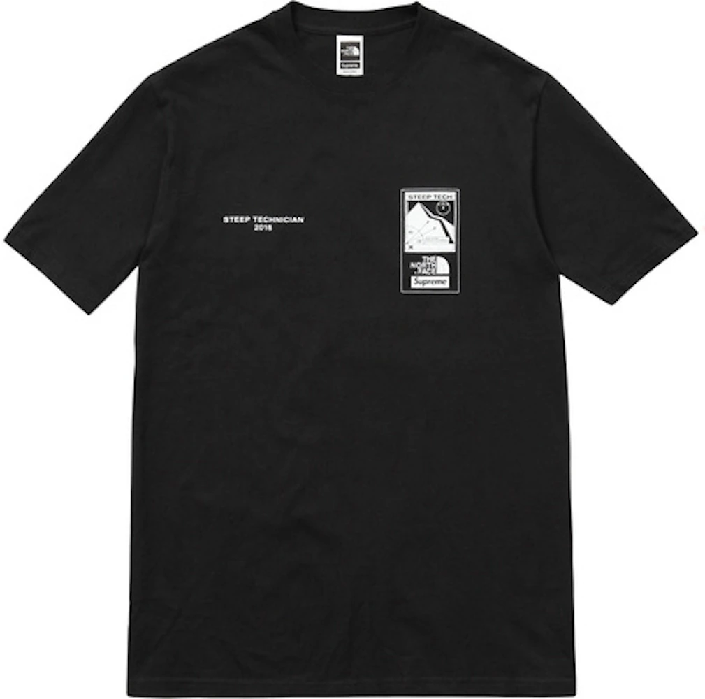 Supreme The North Face Steep Tech Tee Black Men's - SS16 - US