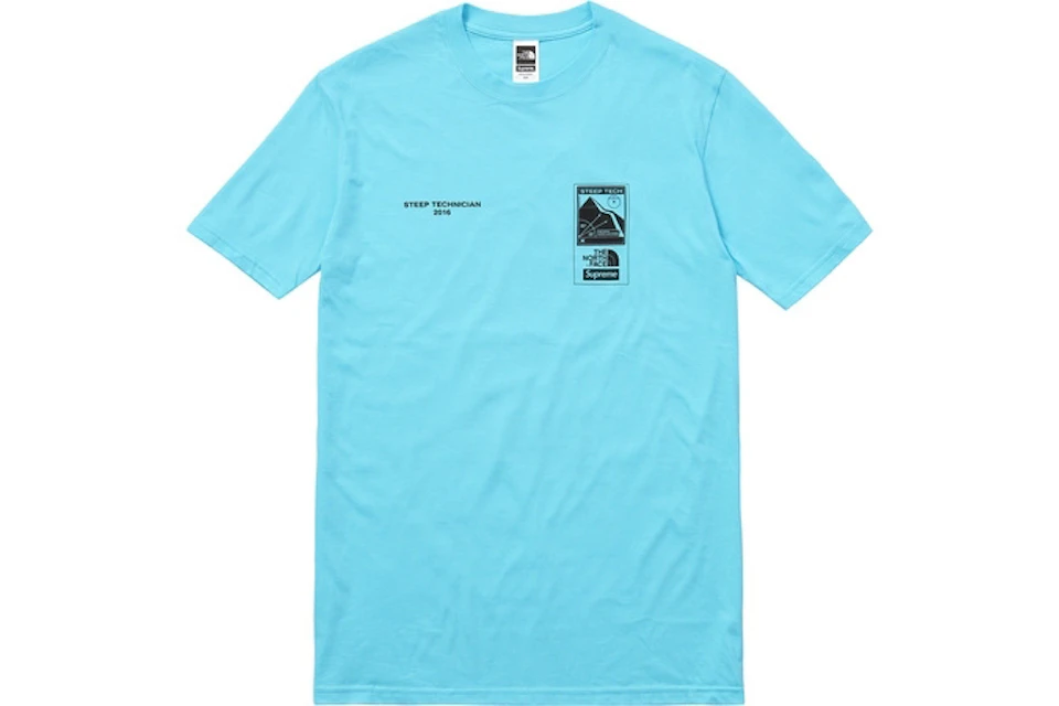 Supreme The North Face Steep Tech Tee Light Blue