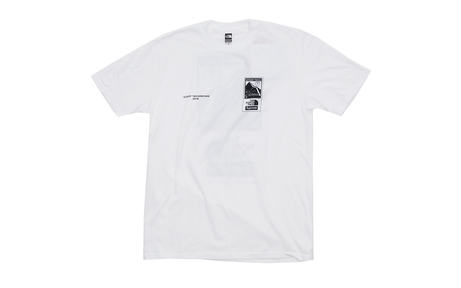 Supreme The North Face Steep Tech Tee White