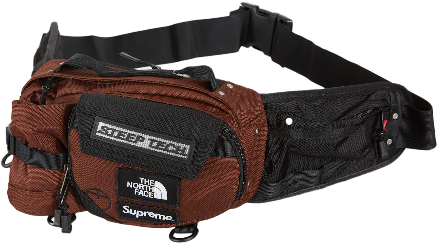 Messing Bibliografie Perforatie Supreme The North Face Steep Tech Waist Bag Brown - FW22 - US