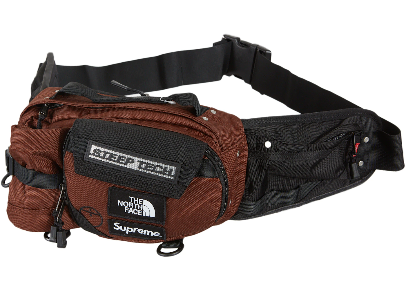 Supreme The North Face Steep Tech Waist Bag Brown FW22 US