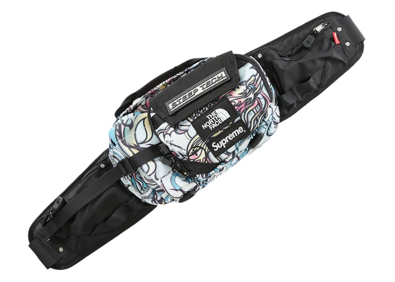 Supreme The North Face Steep Tech Waist Bag Multicolor Dragon