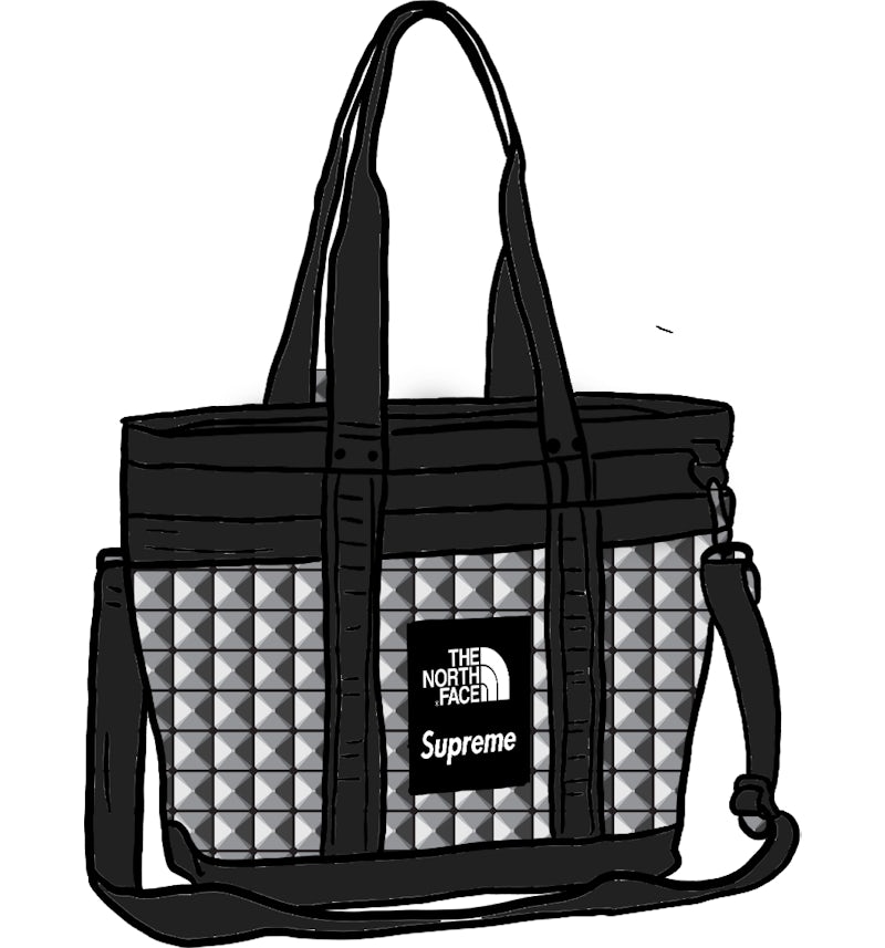 Supreme The North Face Studded Explore Utility Tote Black - SS21 - US Supreme The North Face Studded Explore Utility Tote Black - SS21 - US