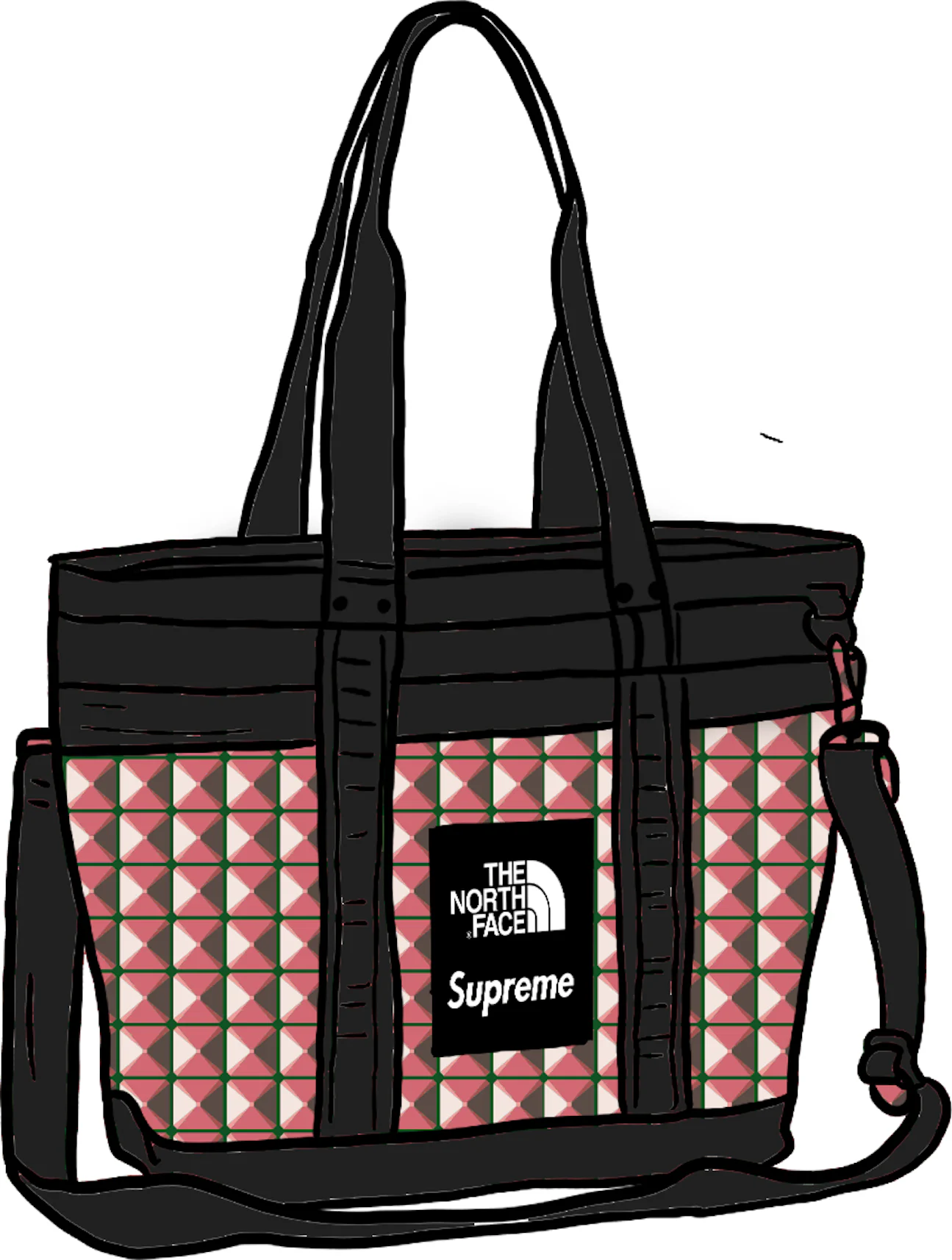 Supreme The North Face Studded Explore Utility Tote Red - SS21 - JP