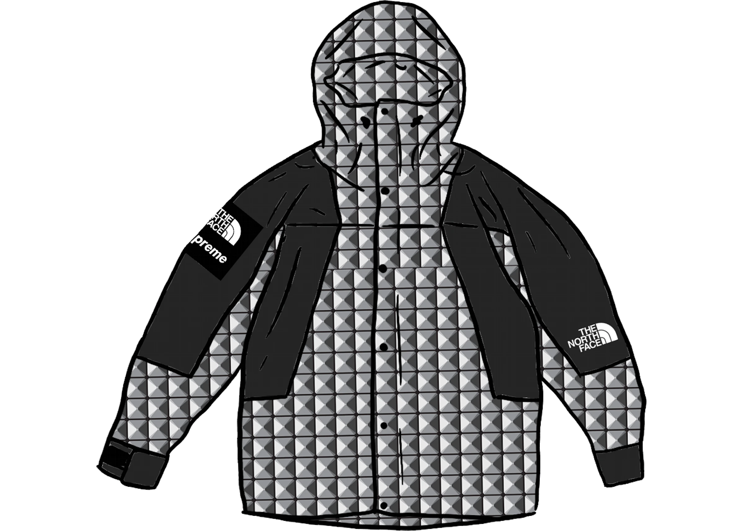 Supreme The North Face Studded Mountain Light Jacket Black - SS21 - US