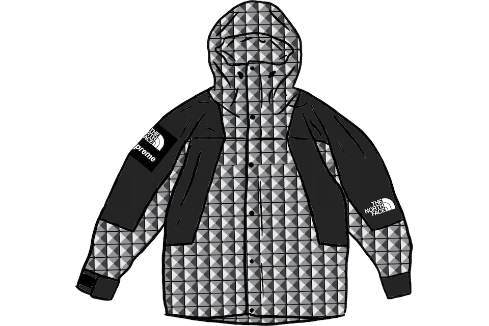 Supreme The North Face Studded Mountain Light Jacket Black