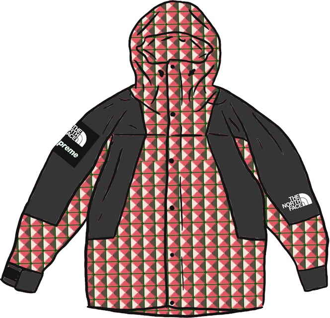 Supreme The North Face Studded Mountain Light Jacket Red Men's