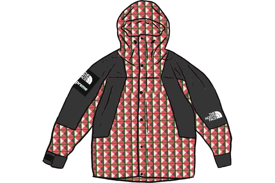 Supreme The North Face Studded Mountain Light Jacket Red