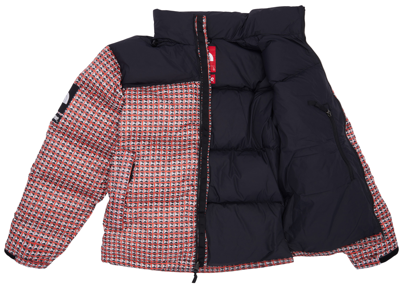 Supreme The North Face Studded Nuptse Jacket Red Men's - SS21 - GB