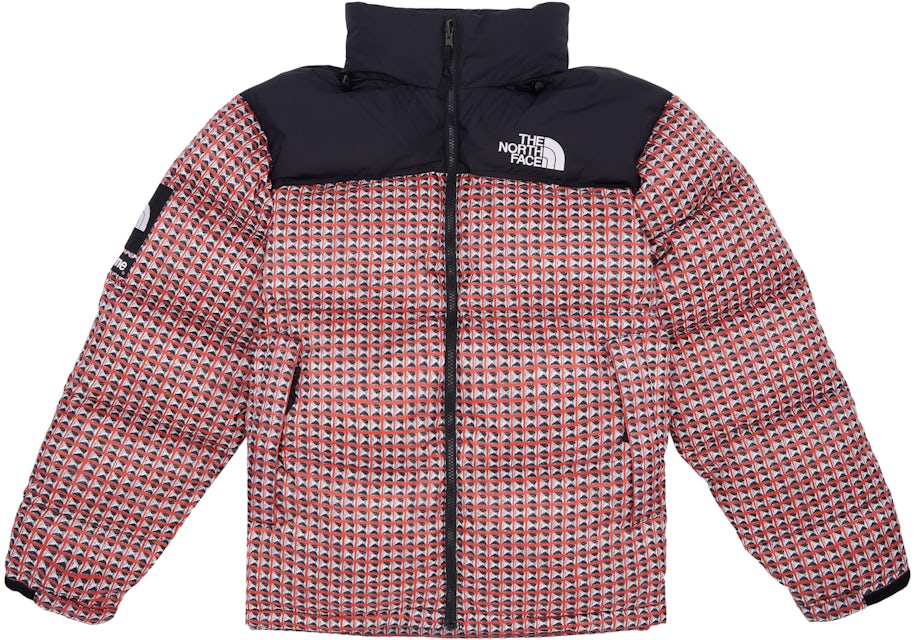 Supreme The North Face Studded Nuptse Jacket Red Men's - SS21 US