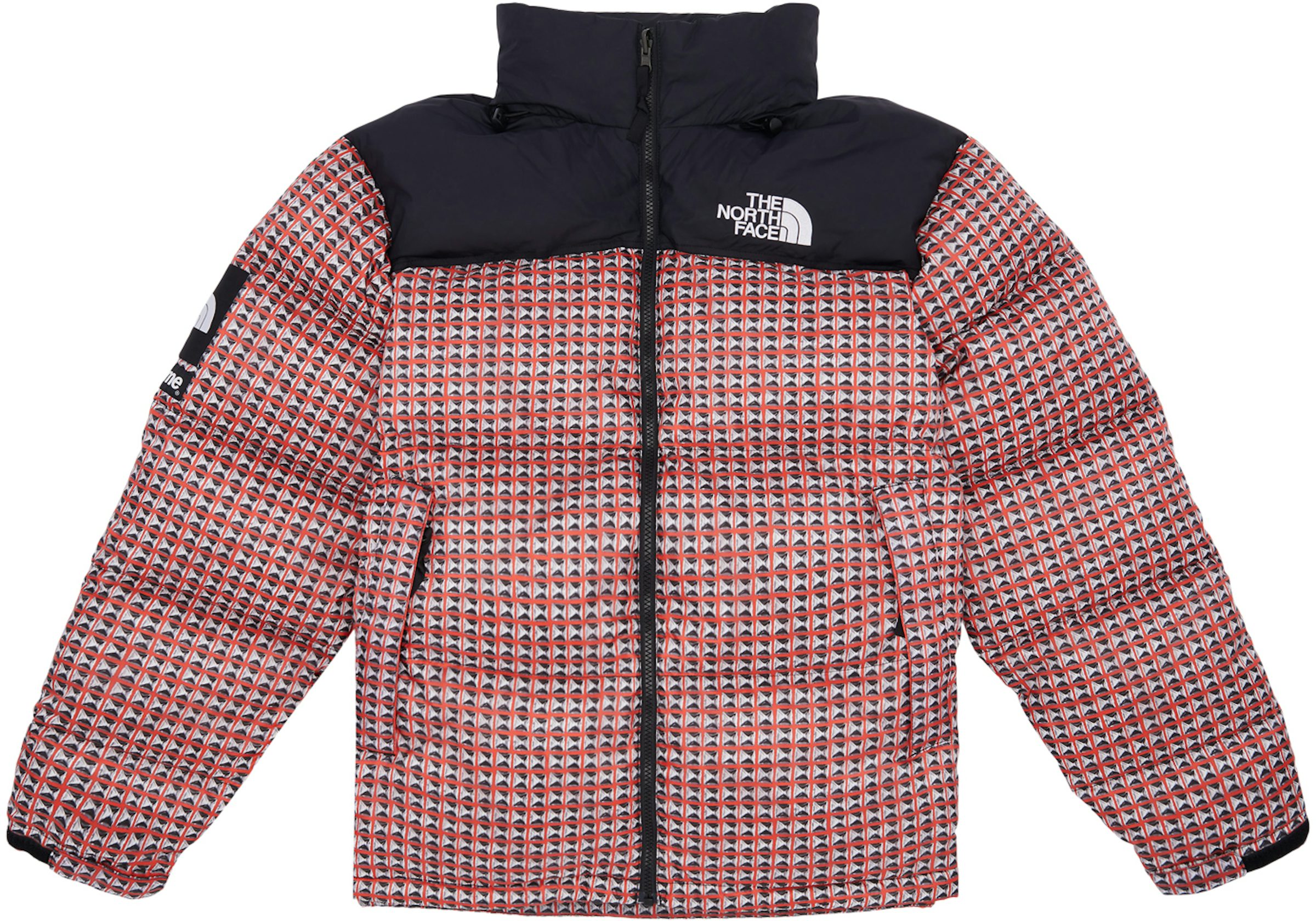 Chaise longue geroosterd brood Punt Supreme The North Face Studded Nuptse Jacket Red - SS21 Men's - US
