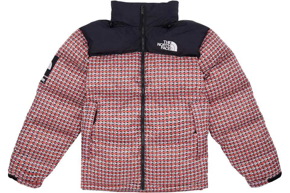 Supreme The North Face Studded Nuptse Jacket Red