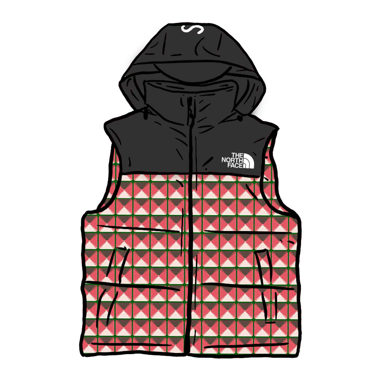 The North Face Studded Nuptse Jacket