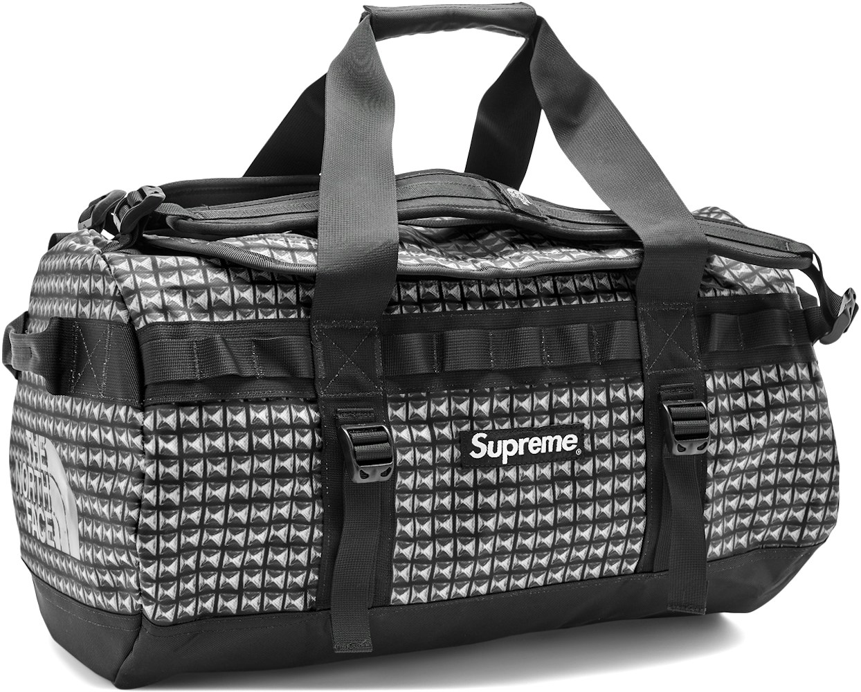 Supreme The North Face Studded Small Base Camp Duffle Bag Black Ss21 Supreme The North Face Studded Small Base Camp Duffle Bag Black Ss21