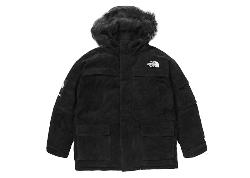 Supreme The North Face Suede 600-Fill Down Parka Black Men's 