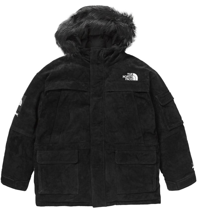 Supreme The North Face Suede 600-Fill Down Parka Black Men's