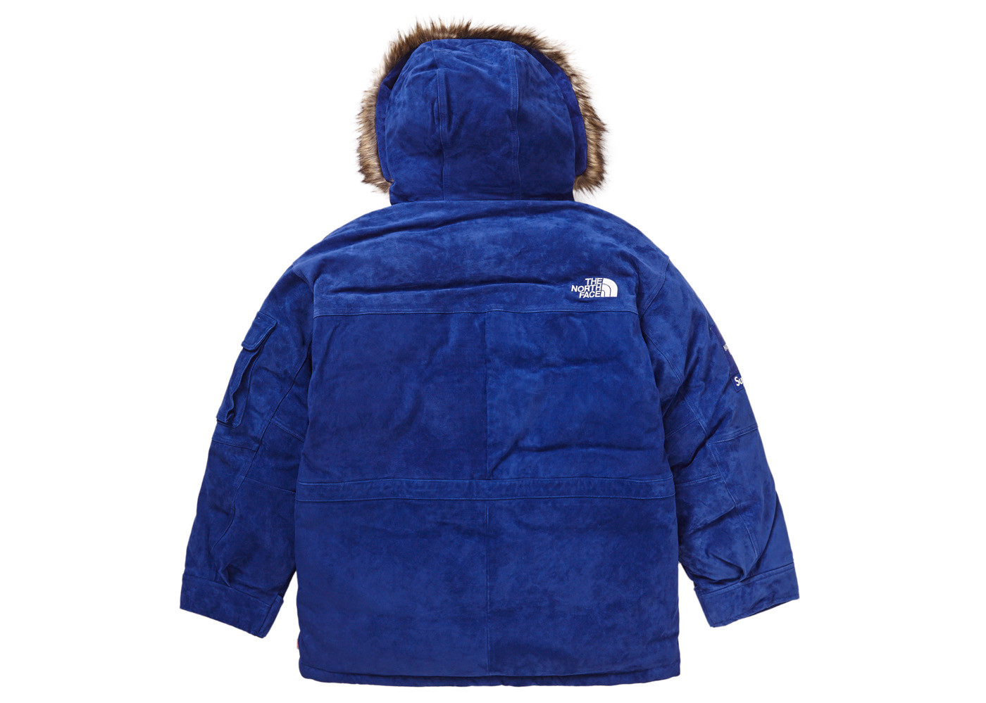 Supreme The North Face Suede 600-Fill Down Parka Blue Hombre 