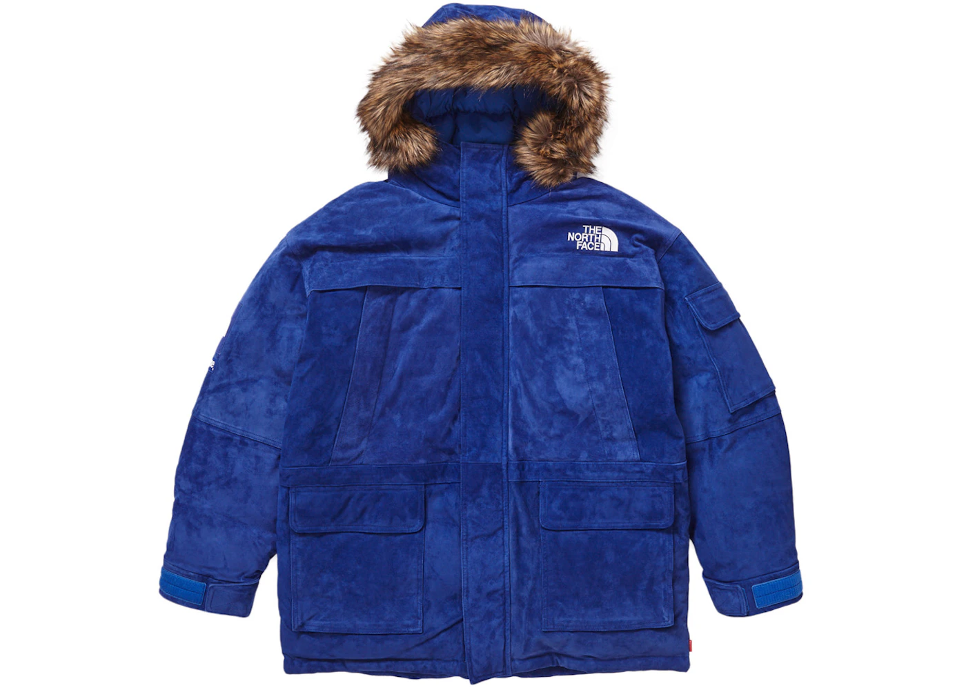 Supreme The North Face Suede 600-Fill Down Parka Blue Men's FW23