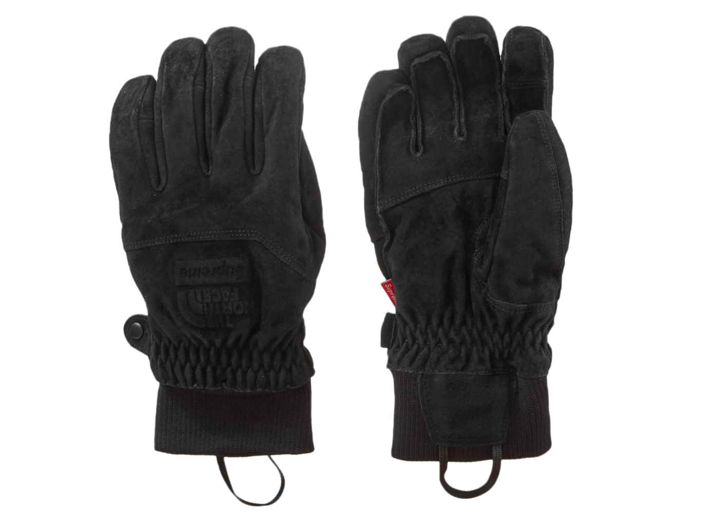 Supreme The North Face Suede Gloves Black