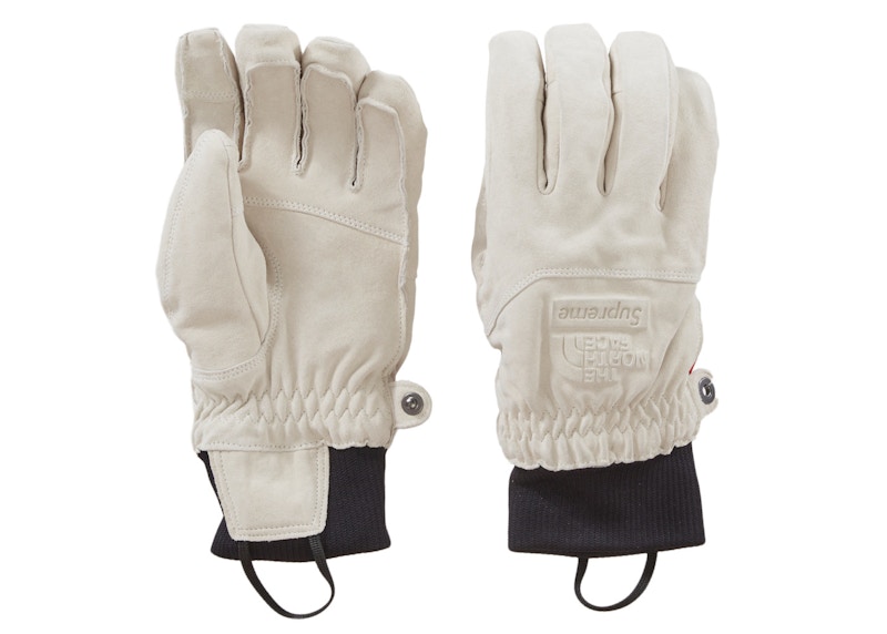 White deals suede gloves