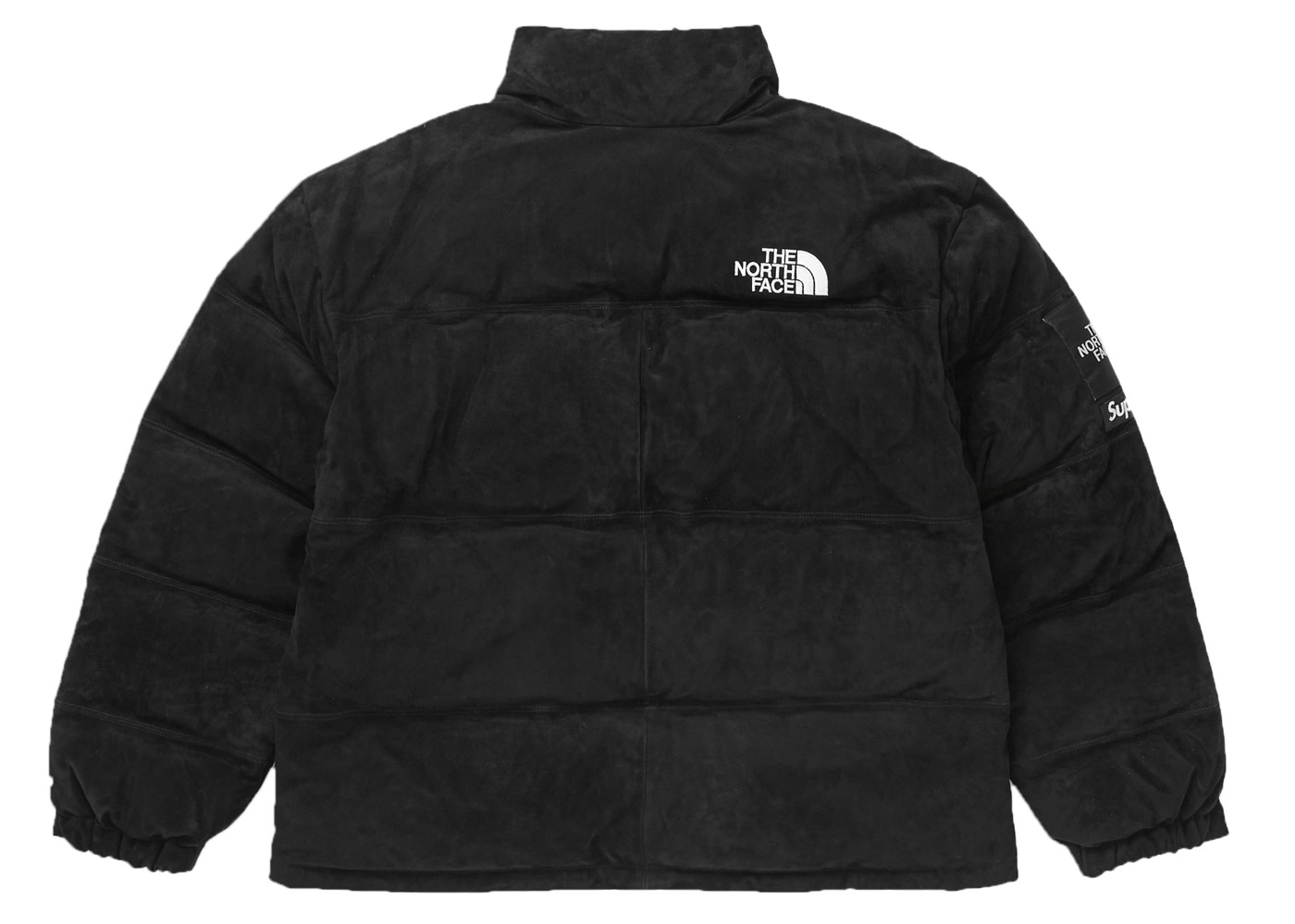Supreme The North Face Suede Nuptse Jacket Black Men's - FW23 - US