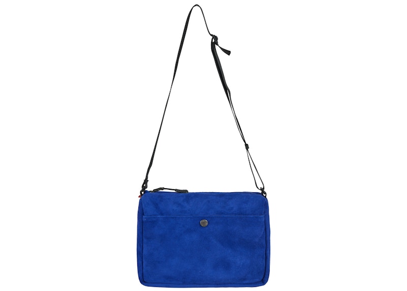 Supreme The North Face Suede Shoulder Bag Blue