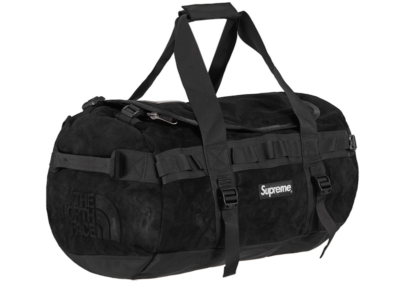 Supreme The North Face Suede Small Base Camp Duffle Bag Black