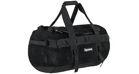 Supreme The North Face Suede Small Base Camp Duffle Bag Black