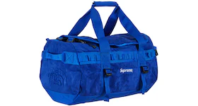Supreme The North Face Suede Small Base Camp Duffle Bag Blue