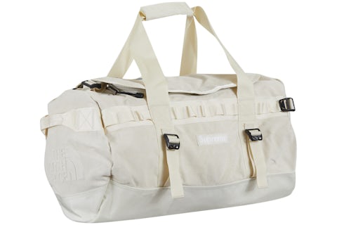 Base Camp Duffel Vintage White Supreme The North Face Suede Small